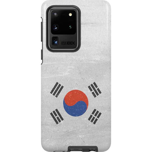 South Korean Flag Distressed Galaxy S20 Ultra 5G Pro Case